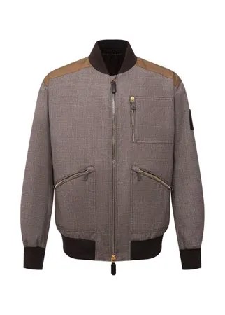 Шерстяной бомбер Giorgio Armani