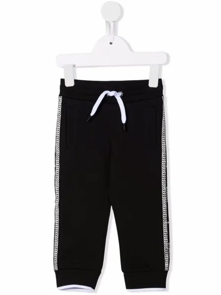 Givenchy Kids спортивные брюки с принтом