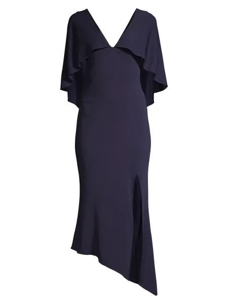Фигуративное платье-накидка Ginger & Smart, синий