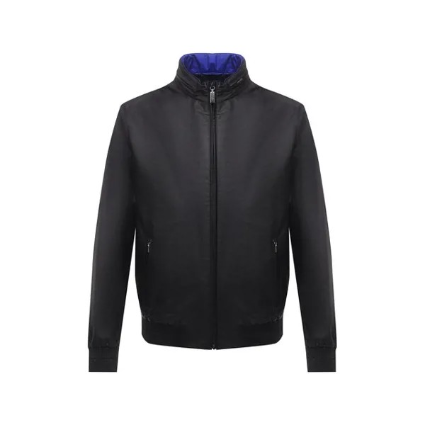 Кожаный бомбер Zilli Sport