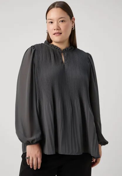 Туника CARPIONA BLOUSE ONLY Carmakoma, темно-серый