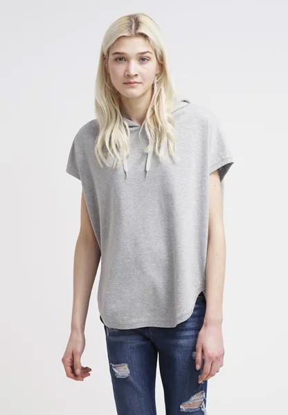 Худи Urban Classics Ladies Sleeveless Terry Hoody, серый