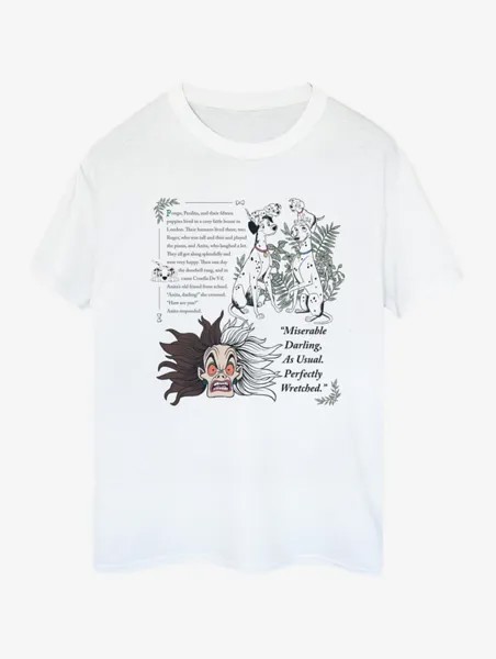 Белая футболка для взрослых со слоганом NW2 101 Dalmatians George., белый