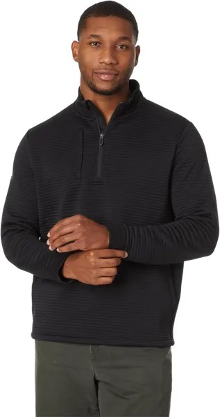 Пуловер Callaway Midweight Textured 1/4 Zip Pullover, цвет Caviar