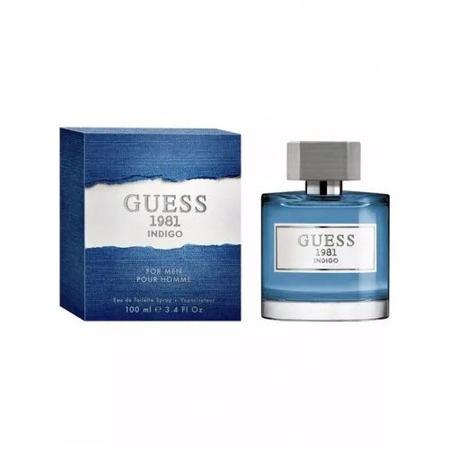 GUESS Indigo. Туалетная вода. Аромат для мужчин. 100 мл