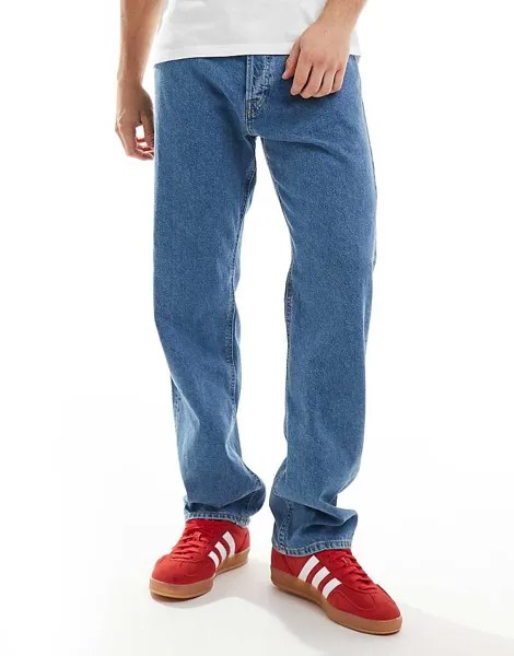 Jack & Jones – Chris – Синие джинсы прямого кроя