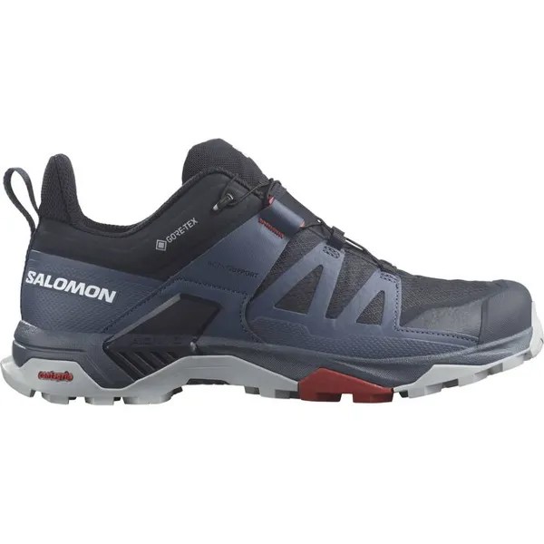 Легкие походные туфли x ultra 4 gtx Salomon, серый