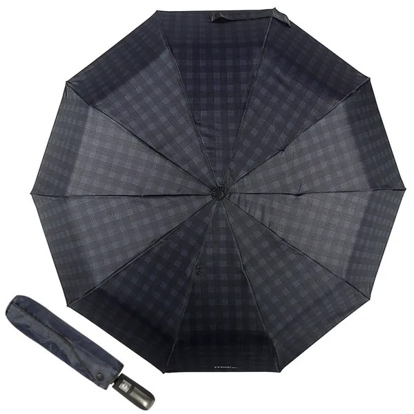 Зонт складной мужской автоматический Ferre 577-OC синий/черный