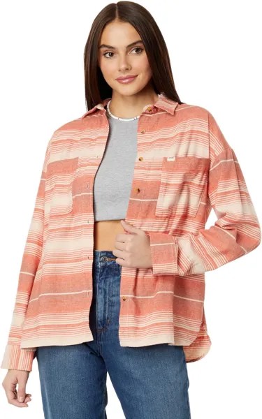 Рубашка Trippin Long Sleeve Flannel Rip Curl, цвет Light Peach