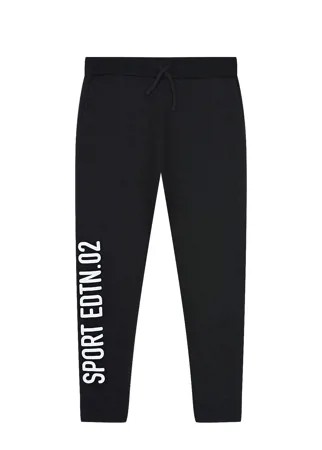 Черные спортивные брюки с принтом sport edtn.2 Dsquared2 детские