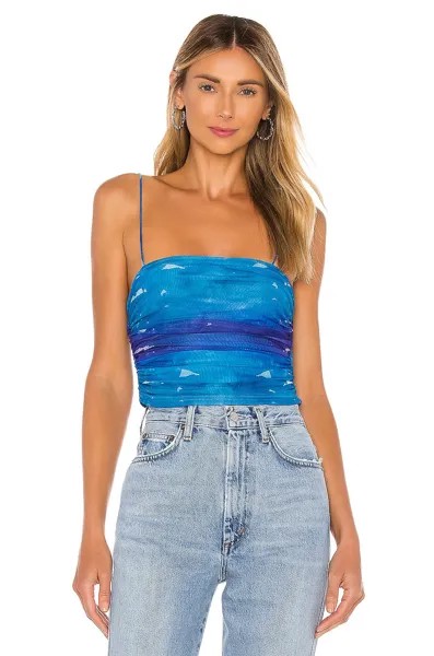 Топ superdown Lissie Shirred Cami, цвет Blue Ombre