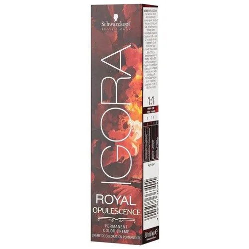 Schwarzkopf Professional Igora Royal краситель для волос Opulescence, 60 мл, 3-19 Тёмный коричневый сандре фиолетовый