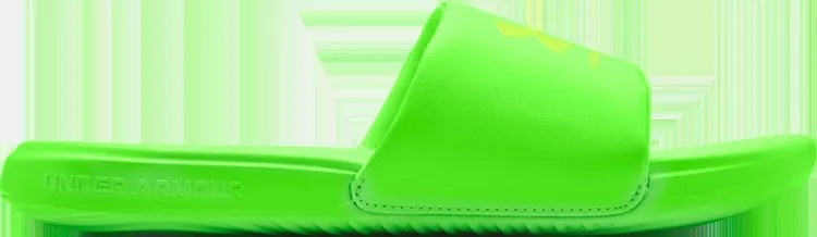 Сандалии Under Armour Ansa Fixed Slide Hyper Green, зеленый