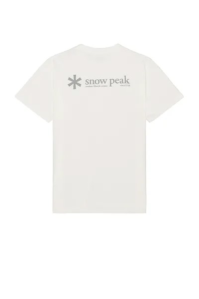 Футболка Snow Peak Logo, белый