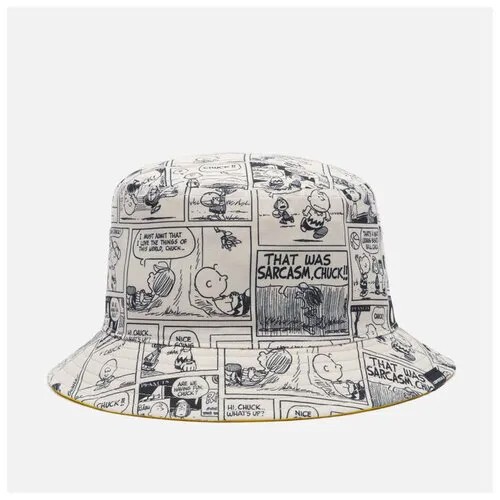 Панама Converse x Peanuts Reversible Bucket серый, Размер ONE SIZE