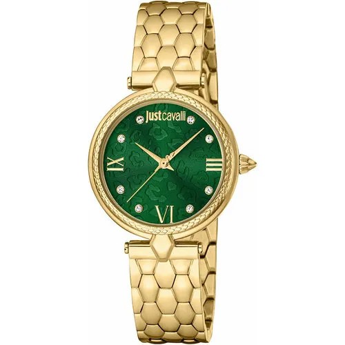 Наручные часы Just Cavalli JC1L254M0065, золотой, зеленый