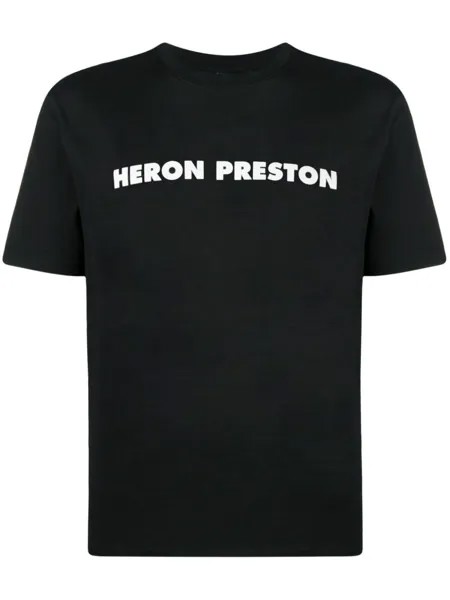 Heron Preston футболка с логотипом, черный