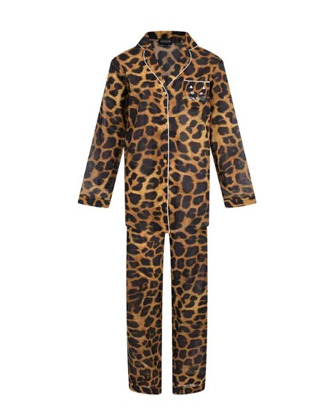 Леопардовый комплект: рубашка и брюки NATAYAKIM