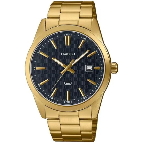 Наручные часы CASIO Collection MTP-VD03G-1A, золотой, черный