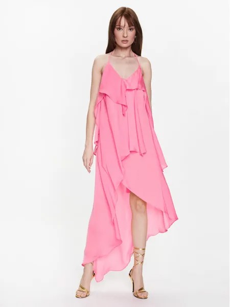 Коктейльное платье стандартного кроя Pinko, розовый