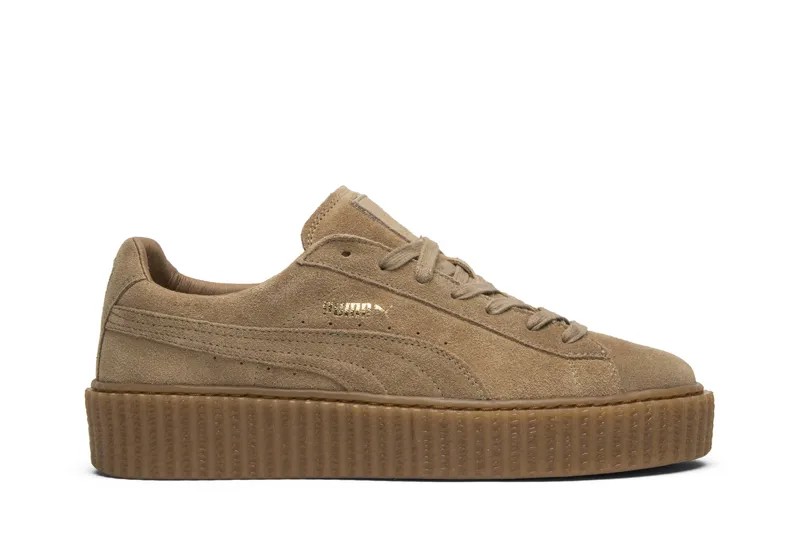 Кроссовки Fenty x Wmns Suede Creeper Puma, желто-коричневый