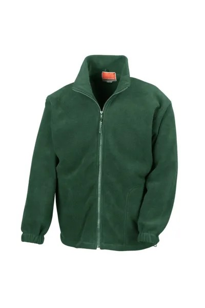 Активная флисовая куртка с полной молнией и защитой от скатывания Result, зеленый