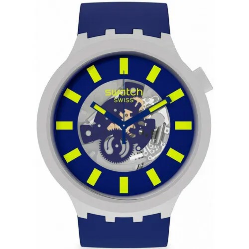 Наручные часы swatch, синий