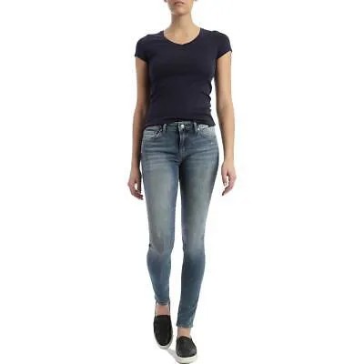 Женские джинсы-скинни Adriana Blue со средней посадкой со средней посадкой 24 BHFO 7312 Mavi Jeans