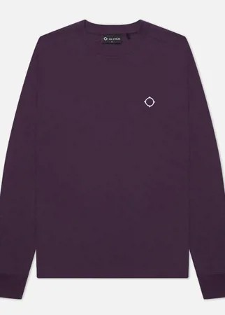 Мужской лонгслив MA.Strum Icon Embroidered ID, цвет фиолетовый, размер XXXL