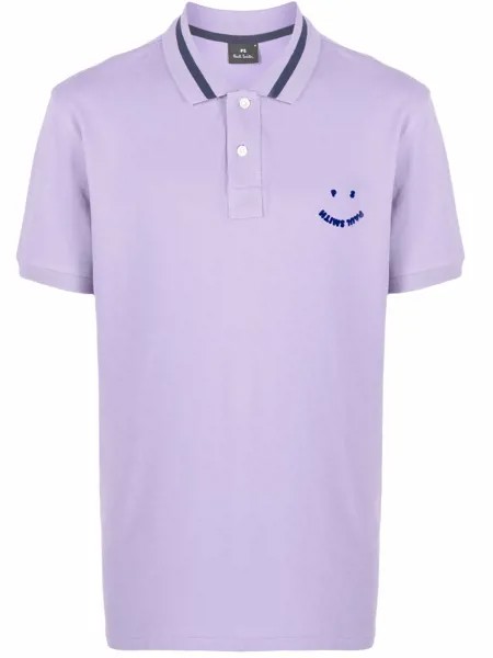 PS Paul Smith рубашка поло из органического хлопка с логотипом