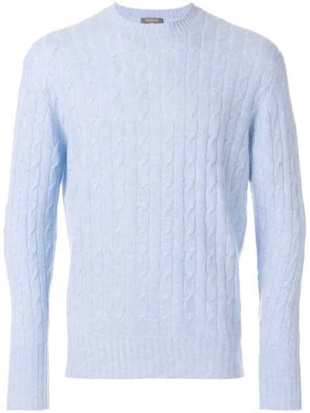 N.Peal свитер вязки с косичками 'Thames'