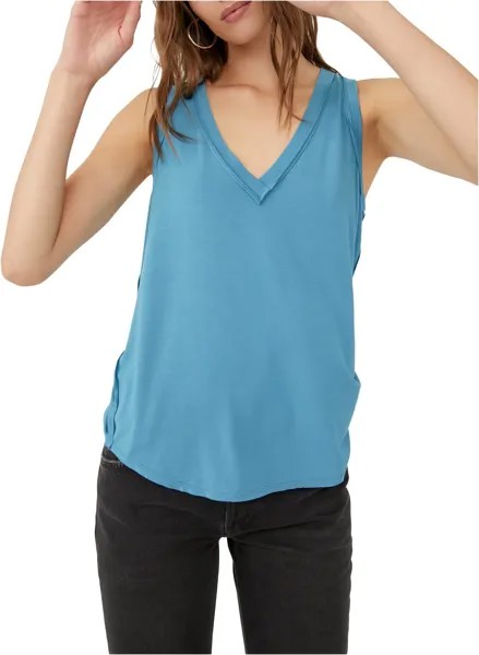 Топ Free People Moon Dance Tank, цвет Larkspur
