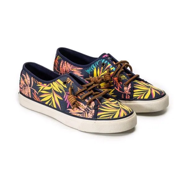 Женские кеды Sperry Top-Sider(Seacoast Seaweed Print STS94765), розовые