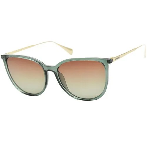 Солнцезащитные очки Max & Co. MO0078, зеленый, оранжевый