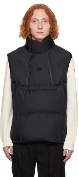 Moncler Черный пуховик Aire