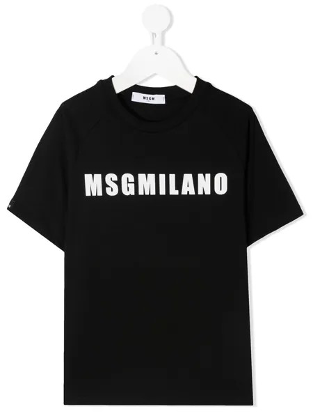 MSGM Kids футболка с логотипом