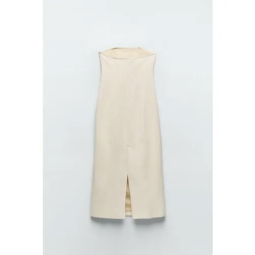 Сарафан Zara, размер M, бежевый