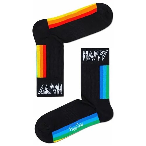 Носки Happy Socks, классические, размер 25, черный