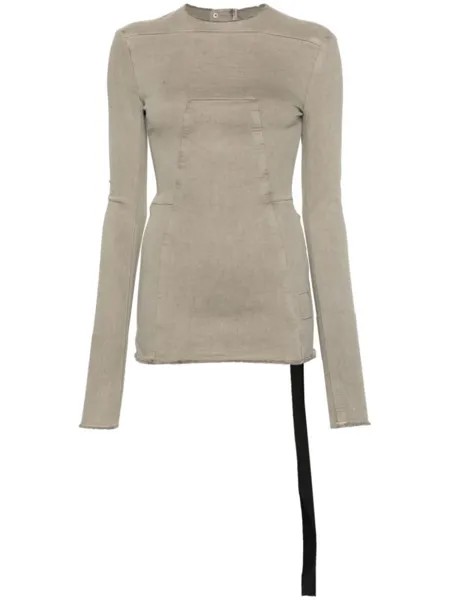 Джинсовый топ Edfu Rick Owens DRKSHDW, серый