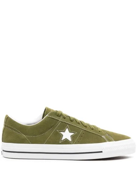 Converse кеды One Star Pro, зеленый