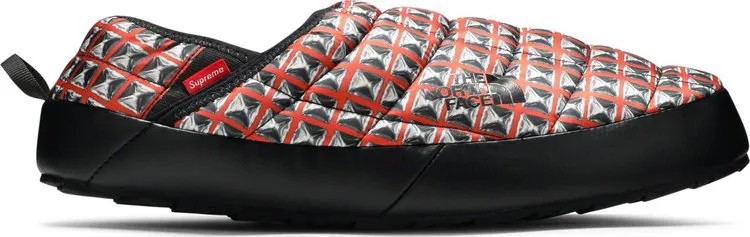 Кроссовки Supreme x Traction Mule Red Studded Print, красный