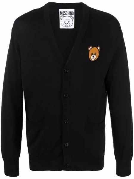 Moschino кардиган с принтом