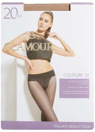 Колготки Glamour Couture 20 den, размер 4-L, miele (бежевый)