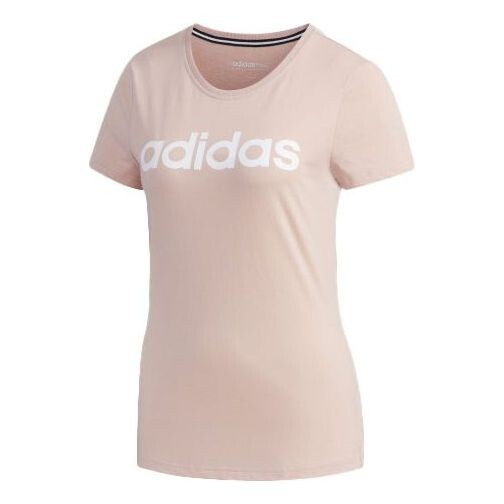 Футболка нео с круглым вырезом спортивные с коротким рукавом розовые Adidas, розовый
