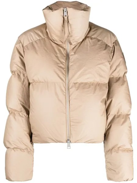 Canada Goose укороченный пуховик Garnet, нейтральный цвет