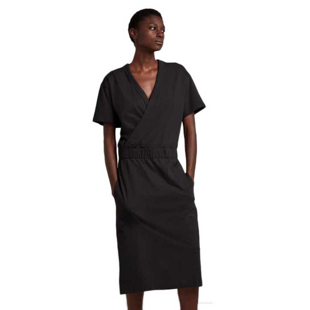 Платье G-Star Bohdana Short Sleeve, черный