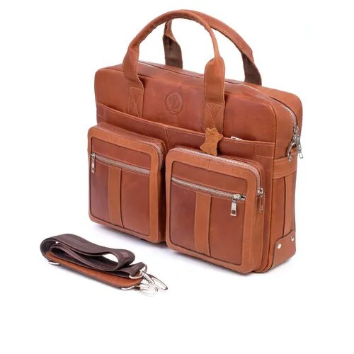 Мужская кожаная сумка , мужской портфель, портфель из натуральной кожи, CACTUS
