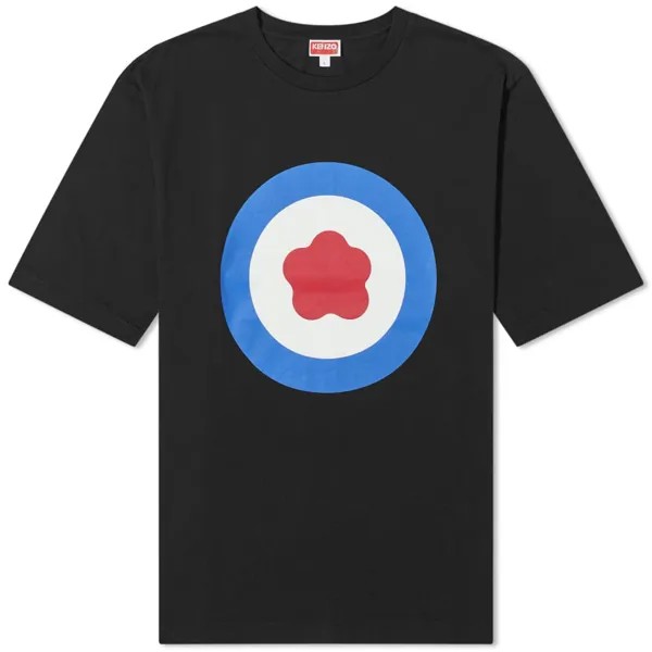 Футболка Kenzo Oversized с гербом, черный