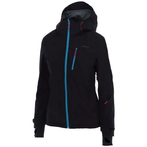 Куртка спортивная Viking, размер XS, black/tourquise