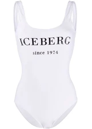 Iceberg слитный купальник с логотипом